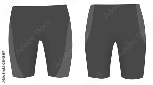 Grey swimwear. vector illustration