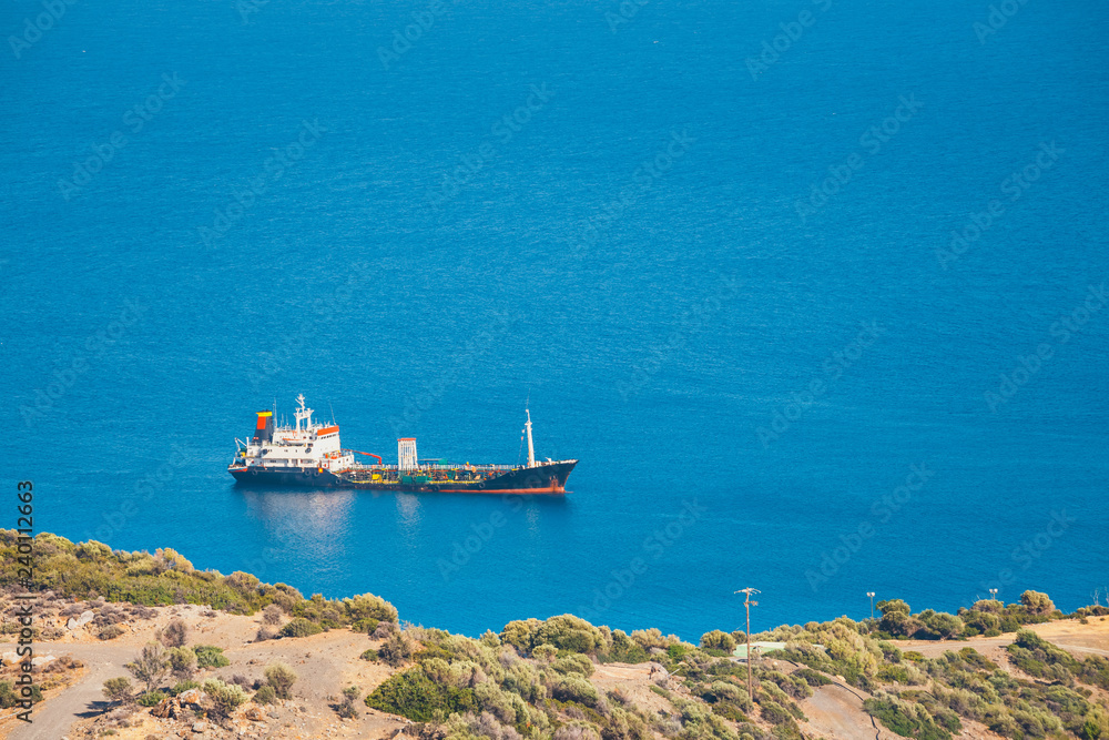  a major oil storage and terminal facility, located on the small island of Aghios Pavlos, Saint Paul, Crete, Greece