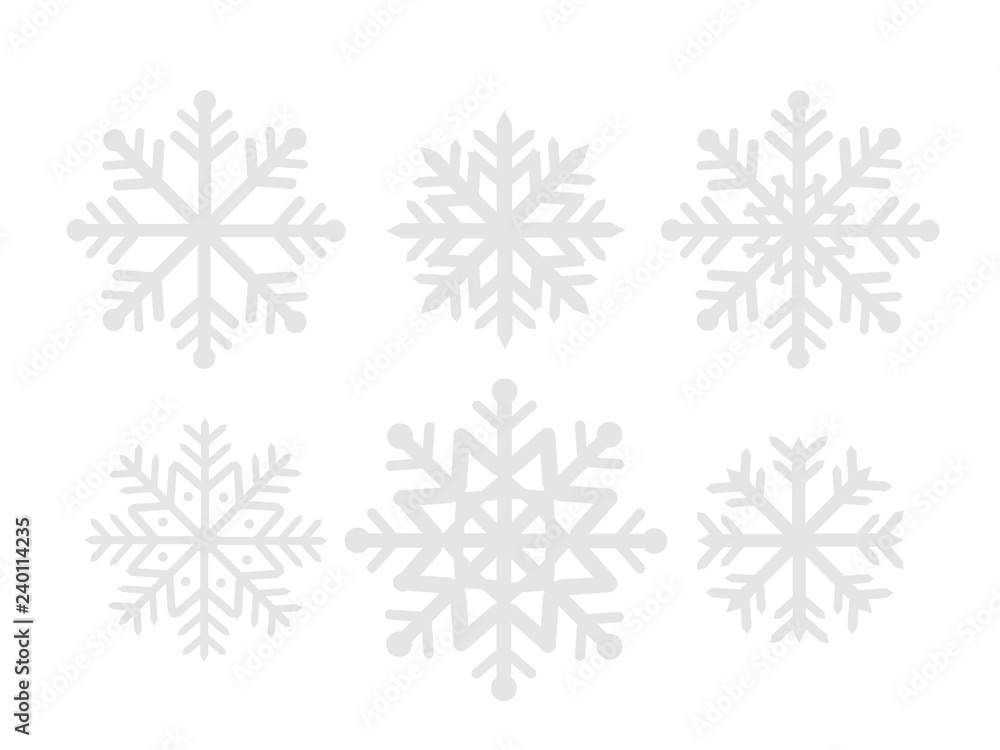 Snowflakes collection for your design Snowflakes collection for your design