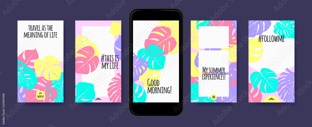 Stories Templates for Social Media Design. Stories Templates for Social Media Design.
