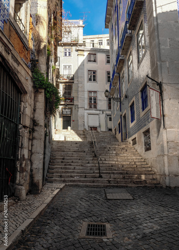 Lisbon - Portugal,the famous Alfama district