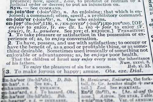 Obraz na płótnie Webster's New International Dictionary