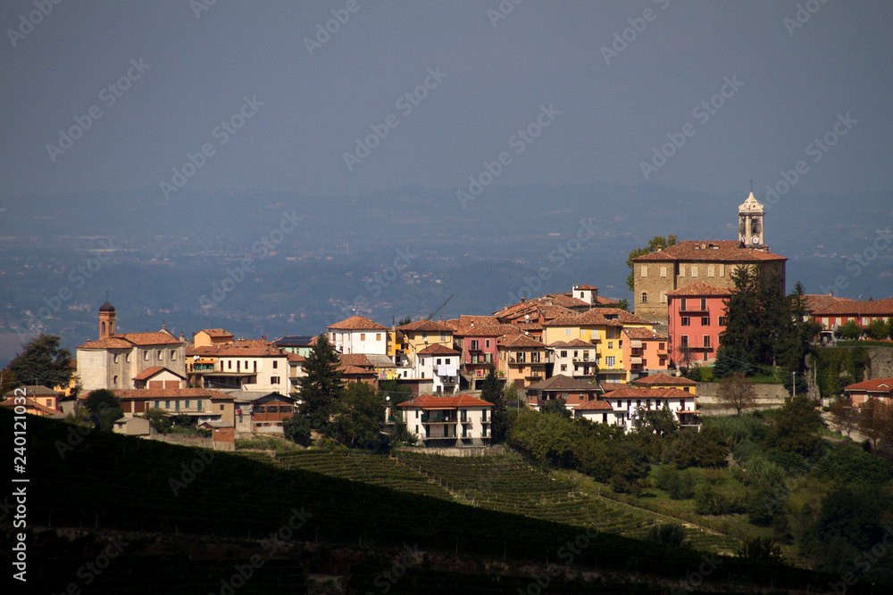 Panorama dell'Alta Langa (Langhe, Piemonte)