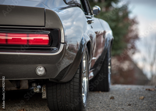 Vintage muscle car