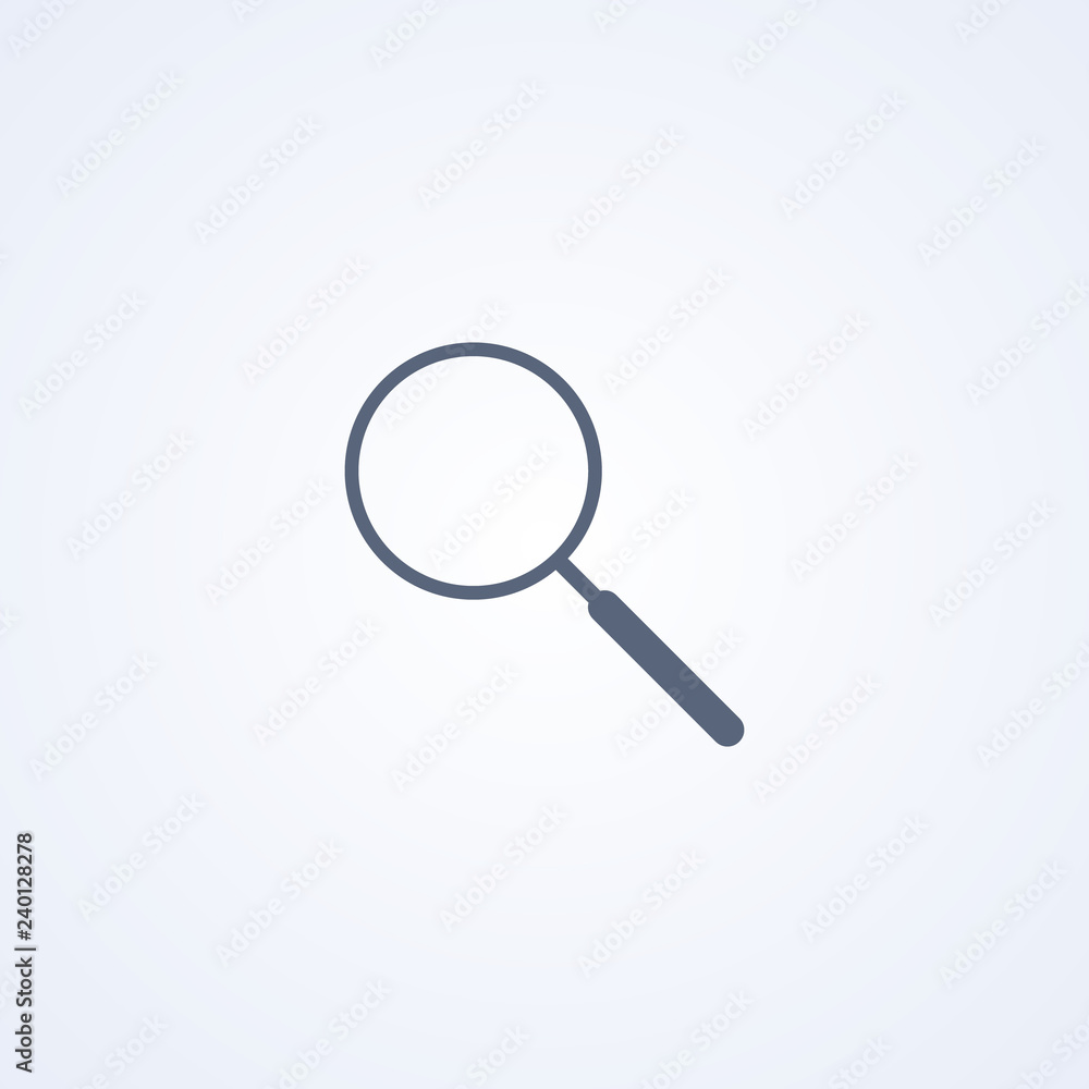 Search, zoom, vector best gray line icon Search, zoom, vector best gray line icon