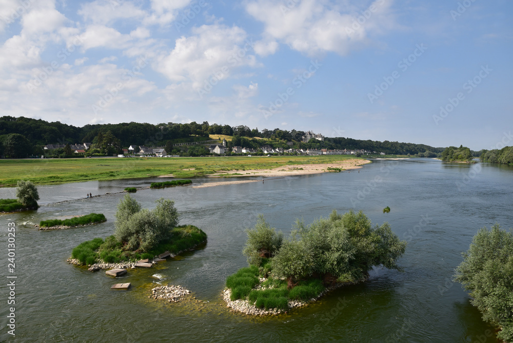 La Loire à Chaumont en été