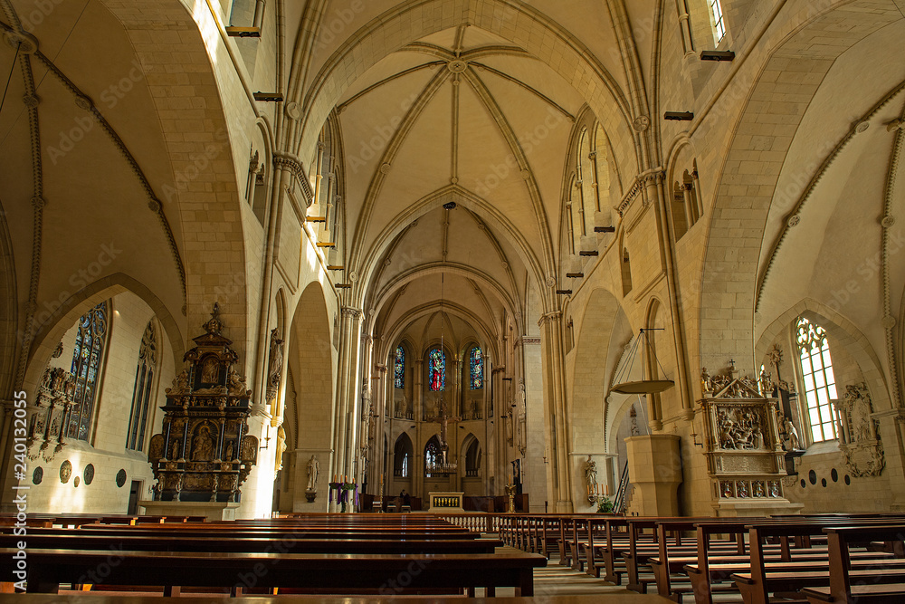 Inneres des Sankt Paulusdomes, Münster, Westfalen, Deutschland