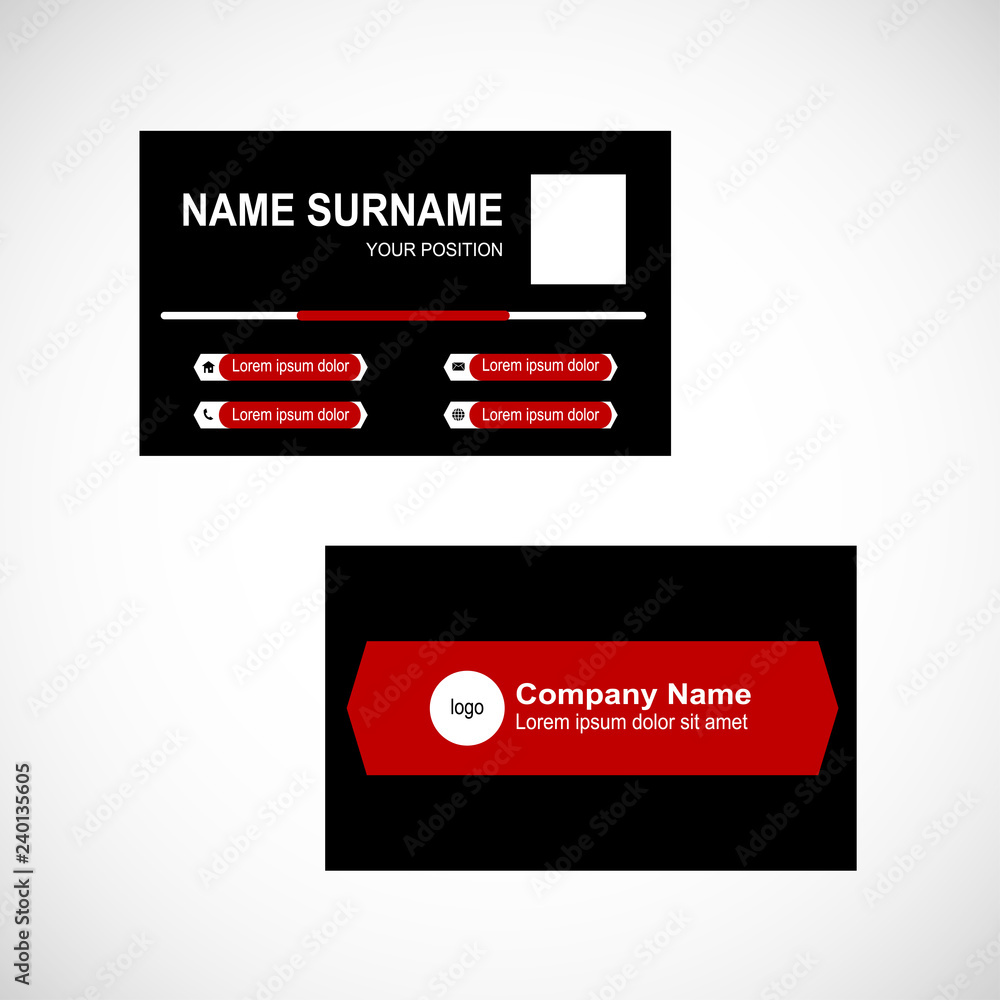Business card vector Business card vector