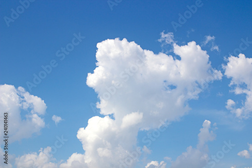 Blue sky background with clouds © jamroenjaiman