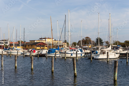 Panorama des Yachthafen von Kalvehave