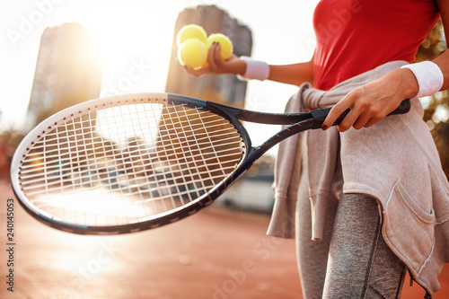 Woman playing tennis © ivanko80
