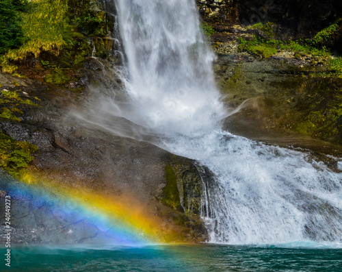 waterfal and rainbow