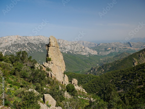 Supramonte and the gorge of Su Gorropu, Sardinia Italy © alexzappa