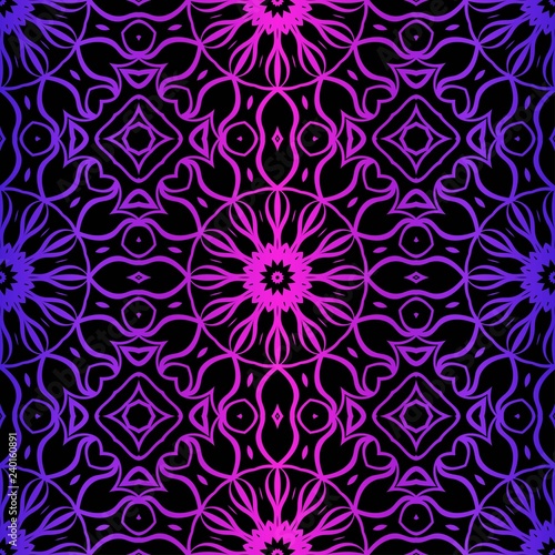 vector paper for scrapbook. Luxury texture for wallpaper, invitation. Seamless floral ornament