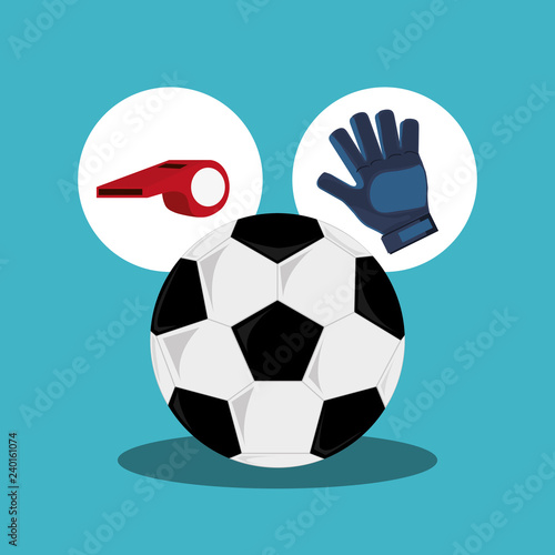 soccer football related icons image