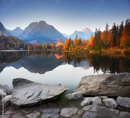 Fototapeta Naklejka Na Ścianę i Meble -  Strbske Pleso in the Tatras
