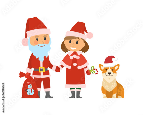Santa Claus Christmas Holidays, Winter Character