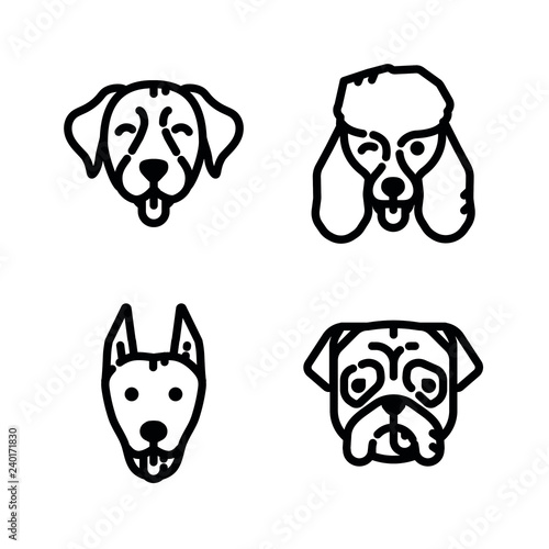 Dogs Icon Set