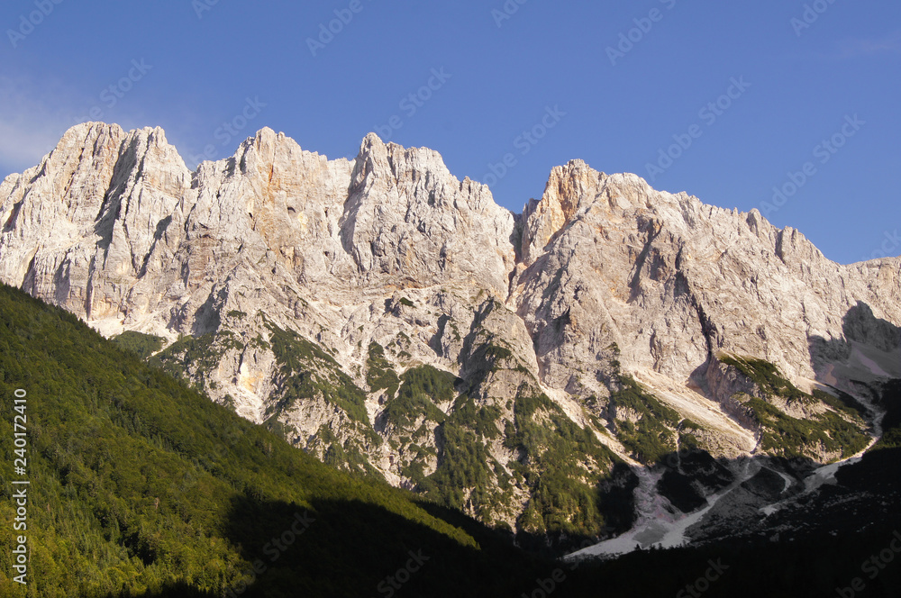 Julian alps - Gamsova spica peak - look from near of Mihov dom