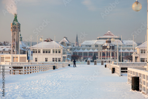 Pomorskie region, Poland - December, 2010: Sopot city