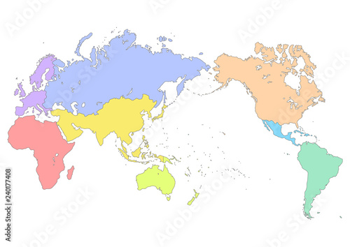 世界地図 地域