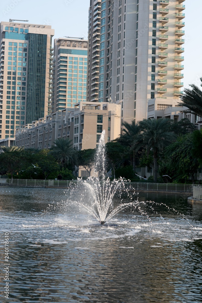 Fountain in City
