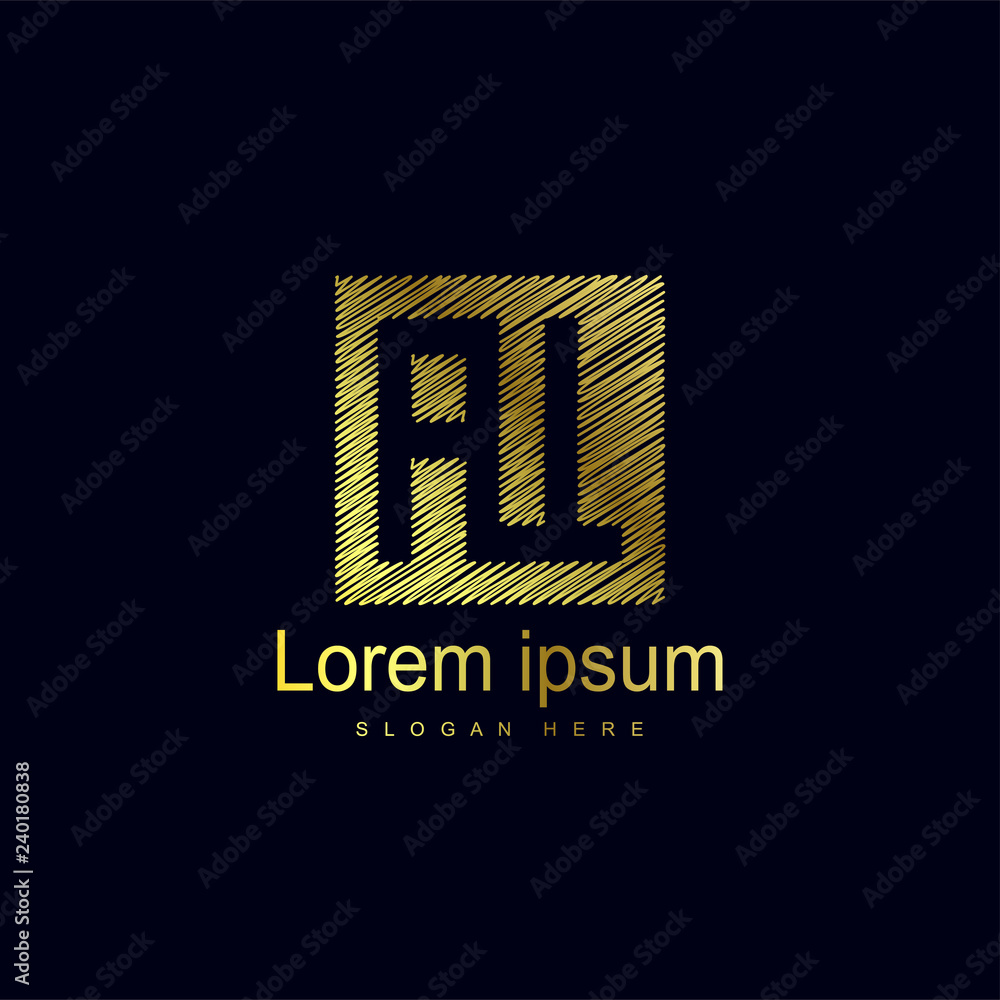 Initial Letter AT Logo Template Vector Design Initial Letter AT Logo Template Vector Design