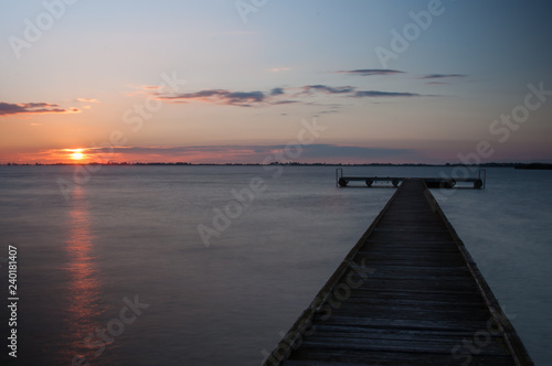 Wallpaper Mural romantic morning sunrise, neusiedlersee, austria Torontodigital.ca