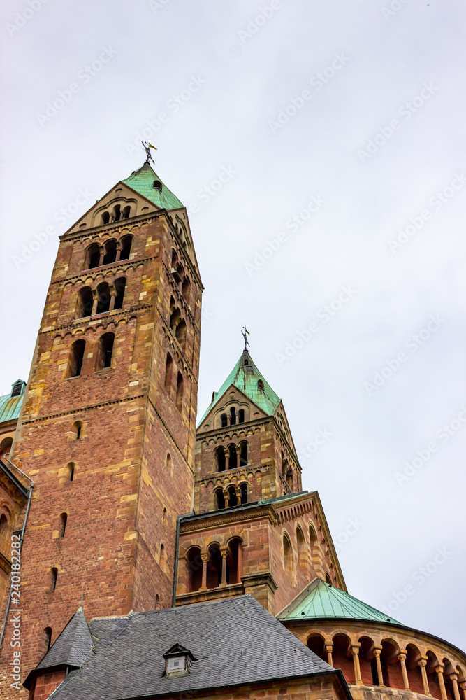 Fototapeta premium Architectural details of Speyer Cathedral, Speyer, Germany