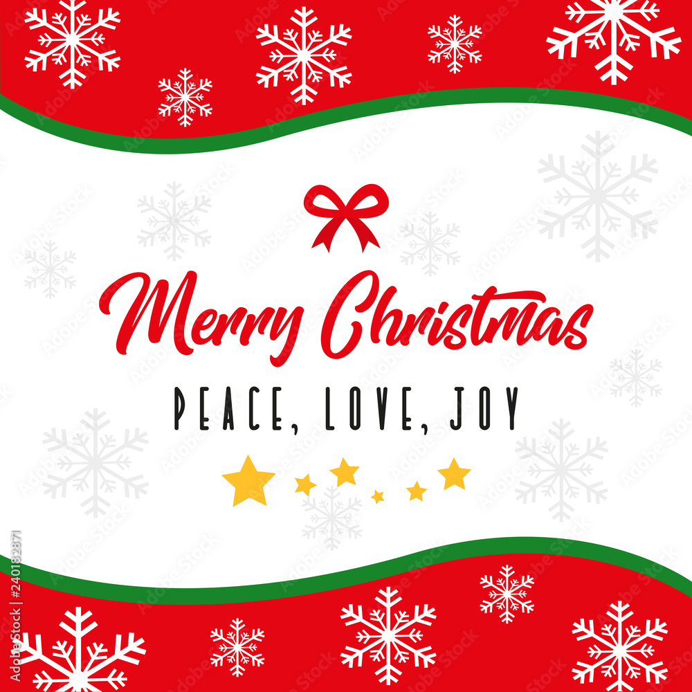 Naklejka premium Peace Love Joy Background