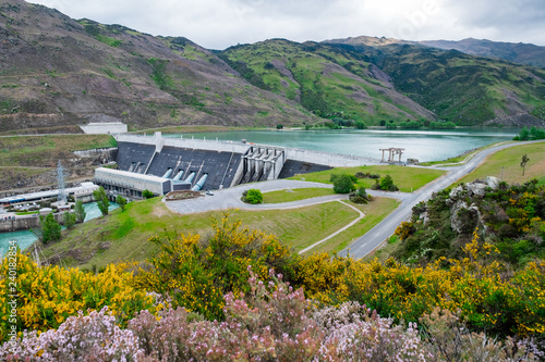 Clyde dam power station