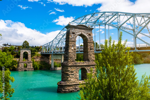 Historical bridge, Alexandra, New Zealand.