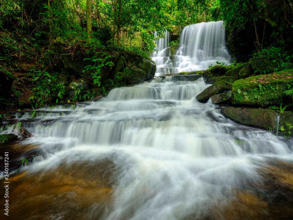 Smooth waterfall