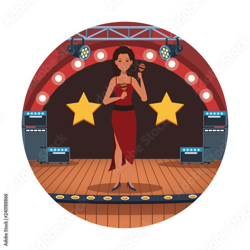 Musician artist cartoon