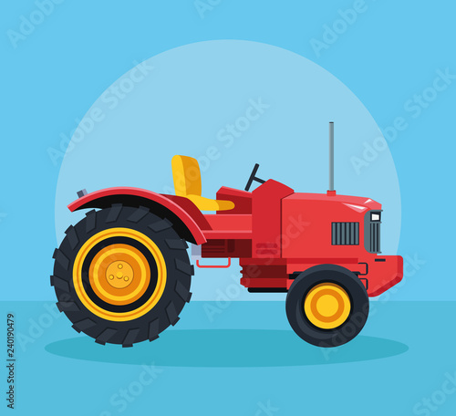 Farm tractor vehicle