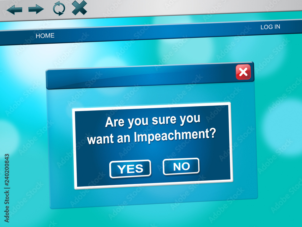 Impeachment Message Online To Impeach Corrupt President Or Politician