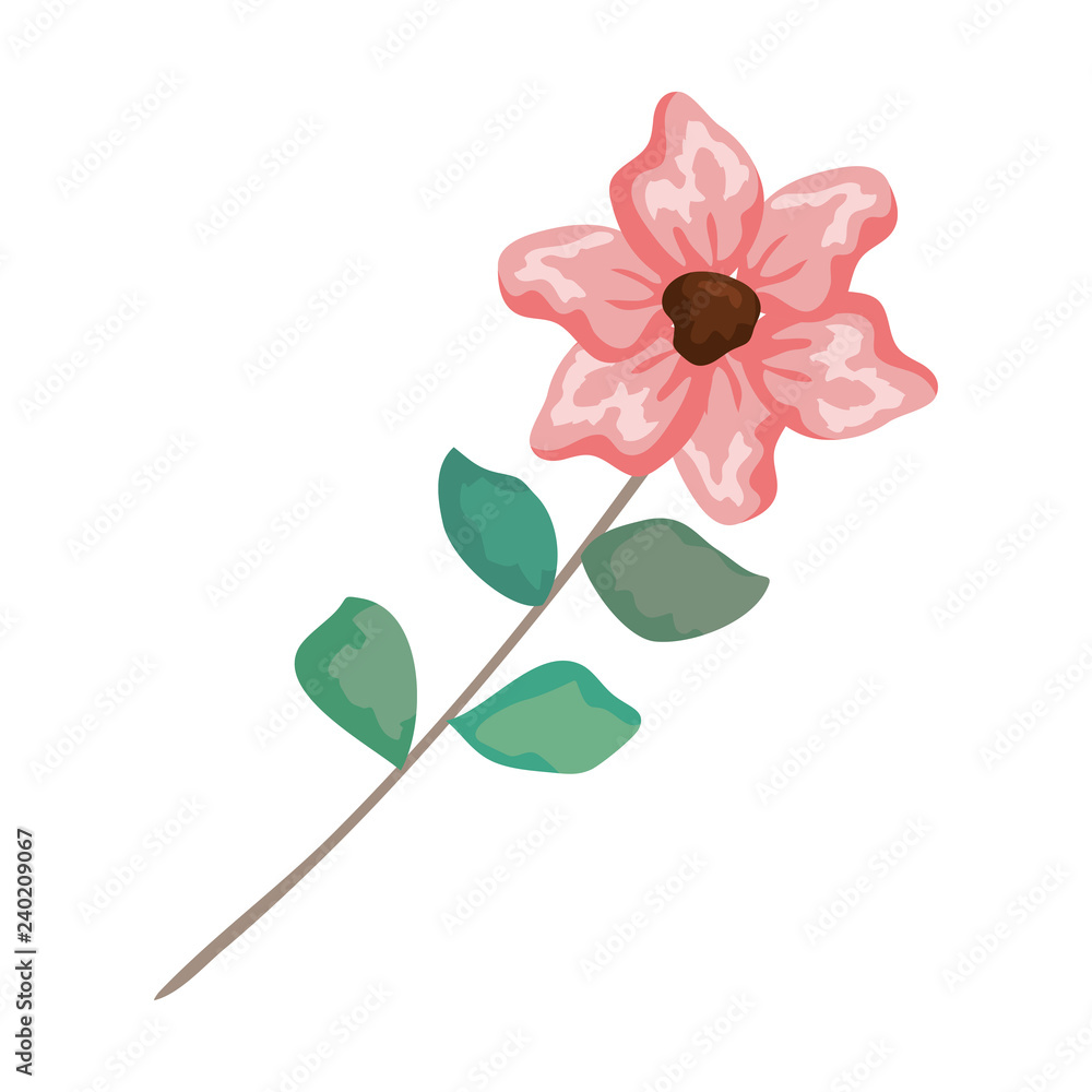 flower with leafs icon flower with leafs icon