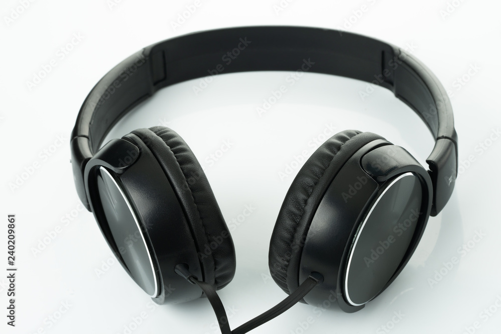 headphones isolated on white background headphones isolated on white background