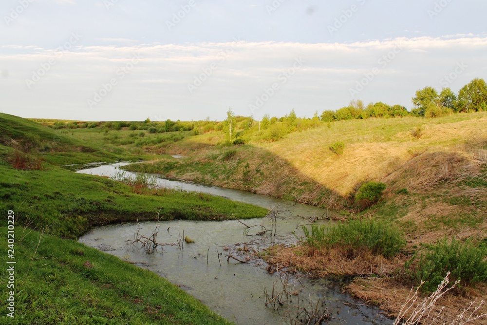 landscape, nature, sky, water, river, grass, summer, road, green, meadow, lake, blue, field, clouds, rural, country, countryside, view, coast, stream, beautiful, outdoor, horizon, cloud, trees