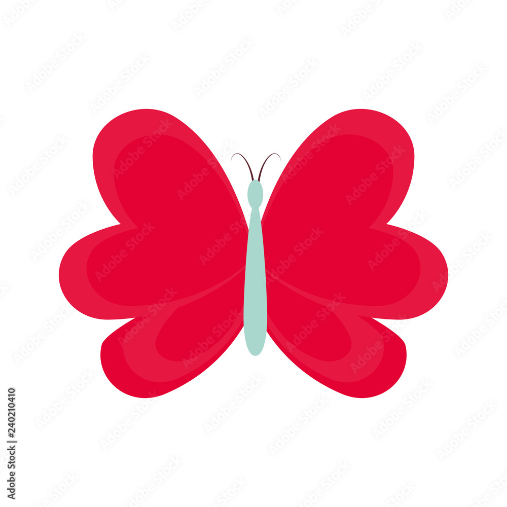 cute butterfly decorative icon