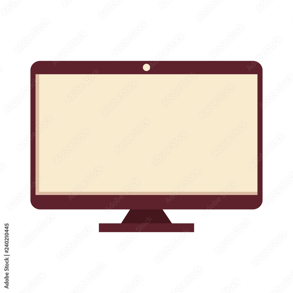 computer desktop isolated icon