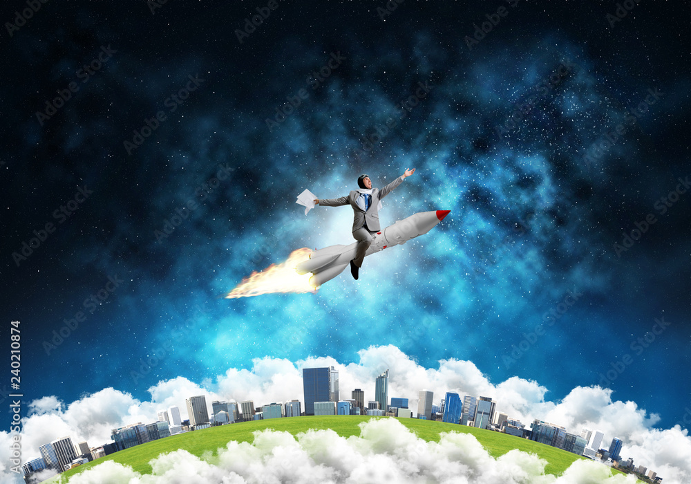 Business success and targets achievement concept. Business success and targets achievement concept.