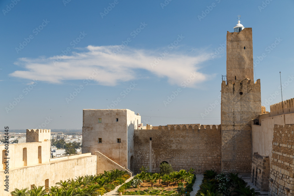 SOUSSE / TUNISIA - JUNE 2015: Medieval Kasbah of Sousse medina, Tunisia