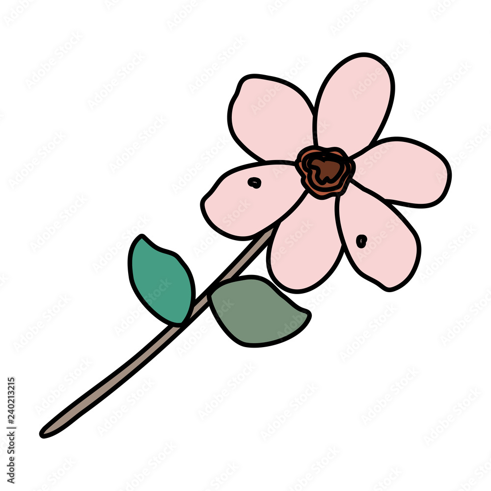 flower with leafs icon flower with leafs icon