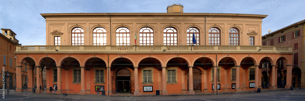 Panoramic view of Teatro Comunale of Bologna, Italy