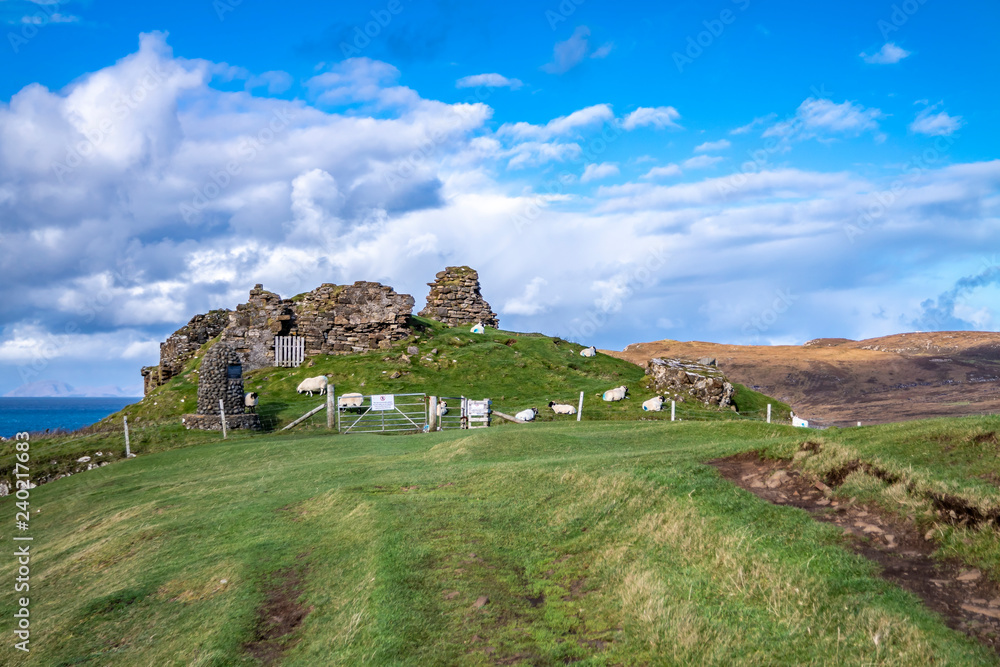 The ruins of Duntulm Castle, Isle of Skye - Scotland