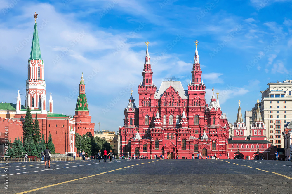 Historical Museum on the Red Square in Moscow, Russia