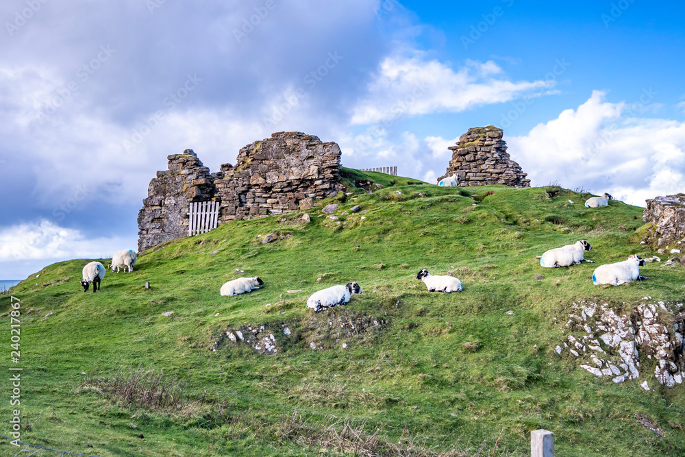 The ruins of Duntulm Castle, Isle of Skye - Scotland
