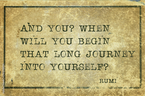  into yourself Rumi