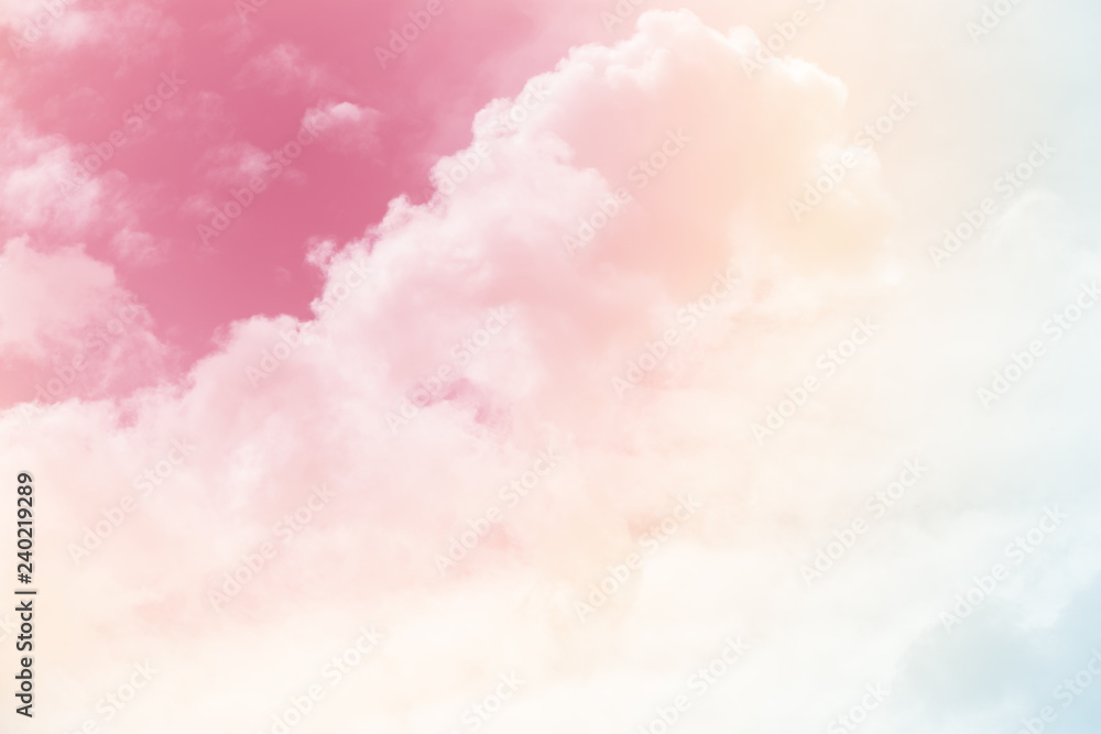 Sun and cloud background with a pastel colored
Sun and cloud background with a pastel colored